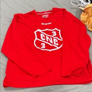 CCM Red Hockey Jersey